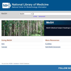 Searching  Pubmed using MeSH terms