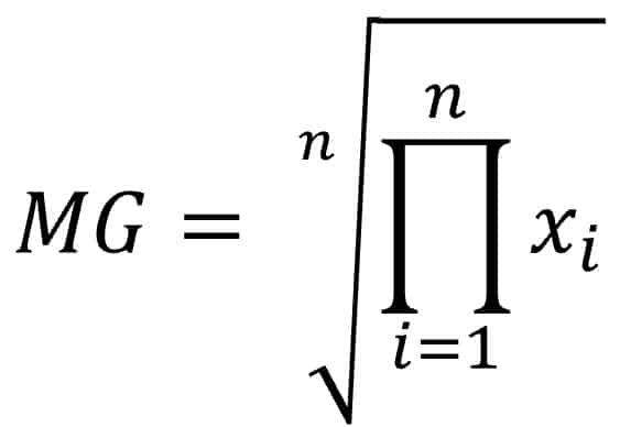 Geometric mean Geometric mean